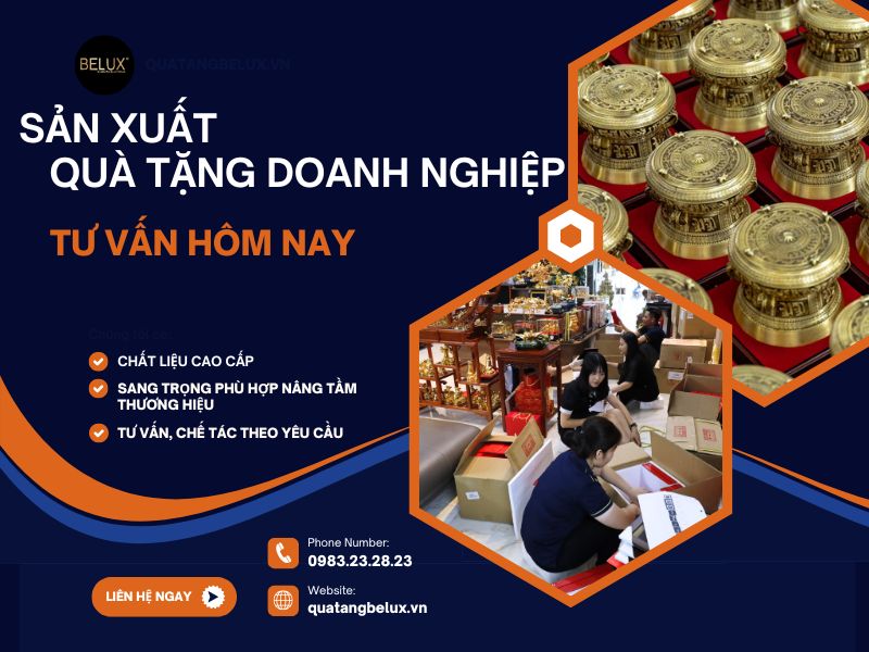 Sản xuất Quà tặng doanh nghiệp – Lựa chọn đúng một lần, tin tưởng suốt hành trình